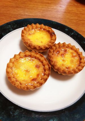 ピーチエッグタルト-レシピのメイン写真