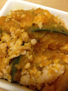 かぼちゃのそぼろ煮-レシピのメイン写真
