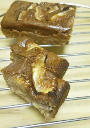 いちぢくとバナナのチョコレートケーキ-レシピのメイン写真