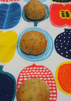 こねないパン生地・セサミパン-レシピのメイン写真