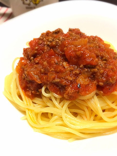 ミートソーススパゲティ-レシピのメイン写真