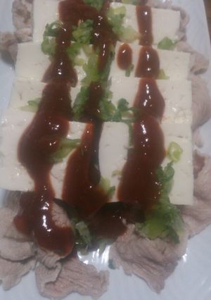 冷しゃぶのおつまみ韓国風-レシピのメイン写真