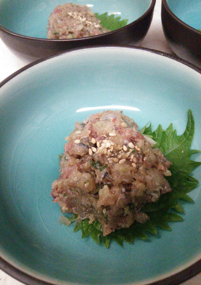 鯵のなめろう-レシピのメイン写真
