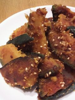 簡単!旨い!かぼちゃのおかか炒め-レシピのメイン写真