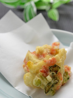 海老とじゃがいもとお豆のかき揚げ-レシピのメイン写真
