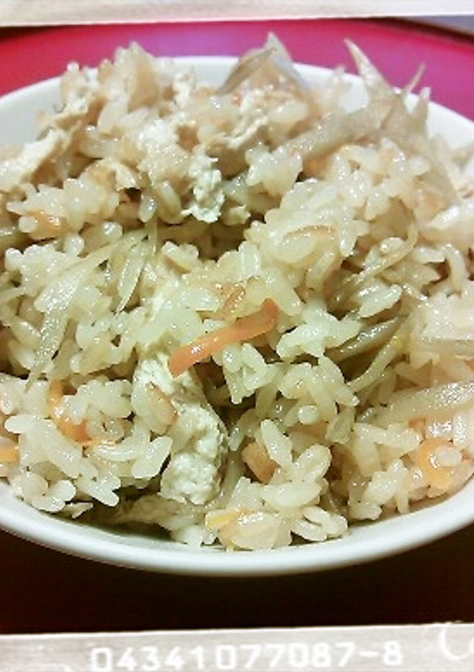 リメイク・きんびらごぼうの炊き込みご飯-レシピのメイン写真