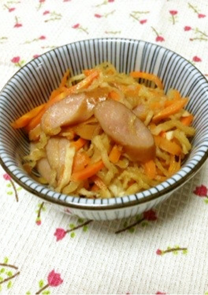 簡単チンして切り干し大根煮-レシピのメイン写真