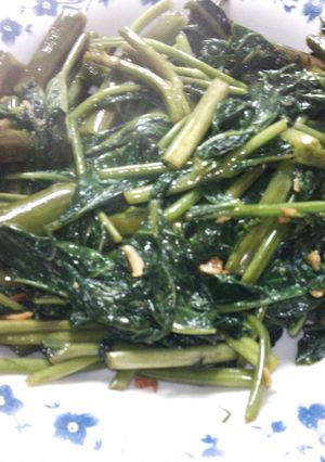 空芯菜の塩炒め-レシピのメイン写真