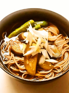 ☺お手軽ランチに☆簡単♪温かい茄子そば☺-レシピのメイン写真