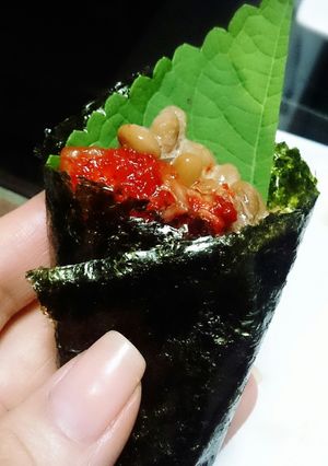韓国風☆キムチ納豆巻き-レシピのメイン写真