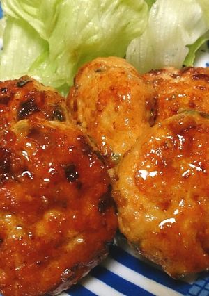 鶏つくねの甘辛照り焼き-レシピのメイン写真