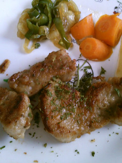 レストランの 豚肉のソテー オリーブ油で-レシピのメイン写真