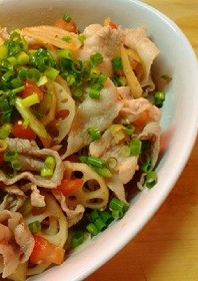 「いつもとちがう」お野菜たっぷり冷しゃぶ-レシピのメイン写真