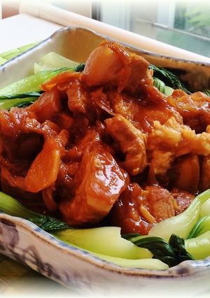玉ねぎソースの豚角煮-レシピのメイン写真