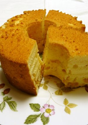 レモンとゆずのシフォンケーキ-レシピのメイン写真