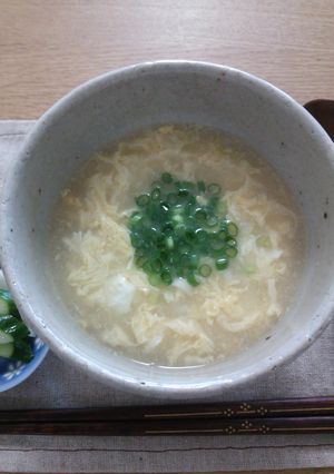 簡単に出来る☆〆のようなたまご雑炊-レシピのメイン写真