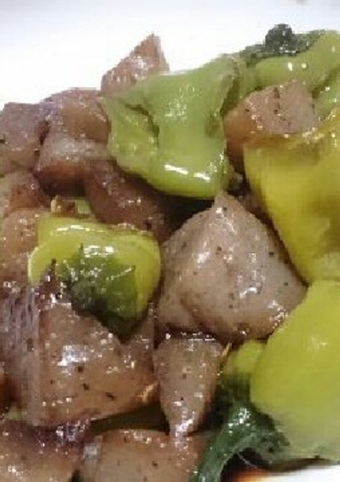 辛甘？ししとうとこんにゃく焼き-レシピのメイン写真