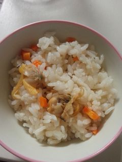 娘大好き!アサリご飯☆-レシピのメイン写真