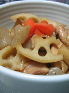 ☆★れんこんと鶏肉の炒め煮★☆-レシピのメイン写真