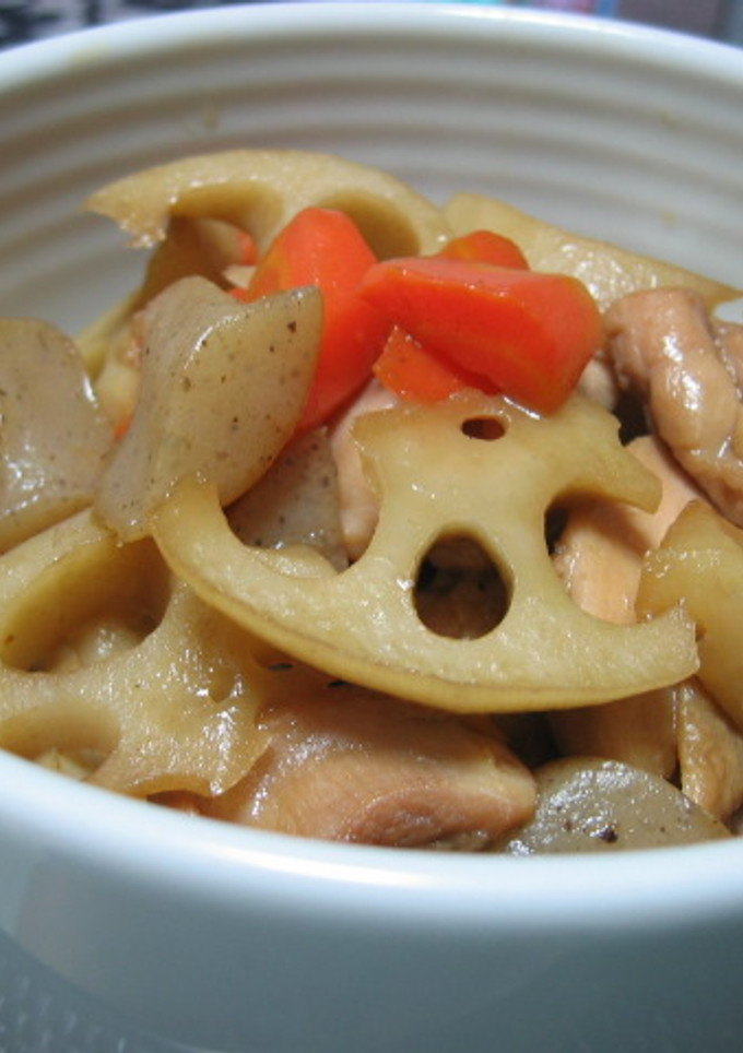 ☆★れんこんと鶏肉の炒め煮★☆-レシピのメイン写真