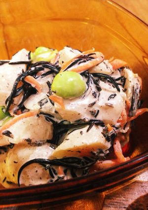 簡単♪くわい＆ひじきのデリ風サラダ-レシピのメイン写真