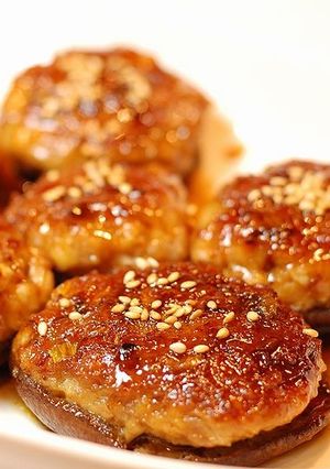 しいたけの肉詰め＊照り焼きソース-レシピのメイン写真