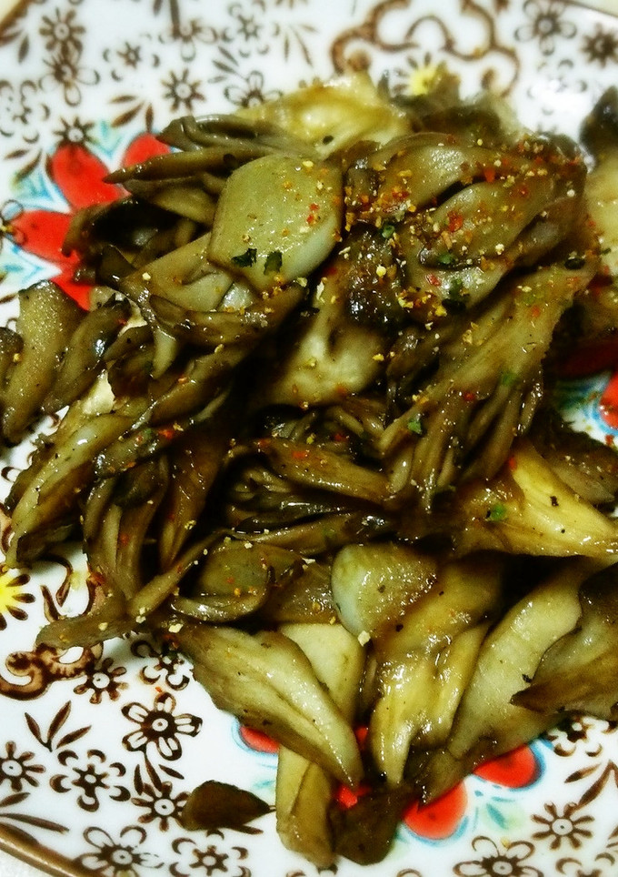 舞茸とにんにくの炒め物-レシピのメイン写真