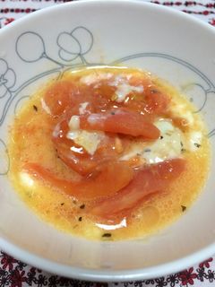 電子レンジで☆簡単トマトスープ?-レシピのメイン写真