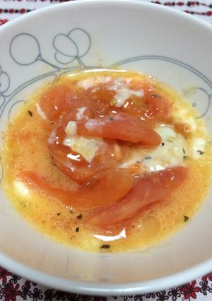 電子レンジで☆簡単トマトスープ？-レシピのメイン写真