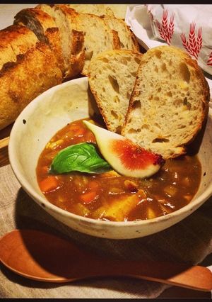 知多半島のいちじくカレー-レシピのメイン写真