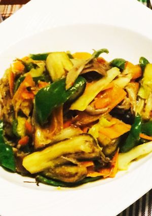 ご飯もお酒もすすむ 野菜の味噌豆板醤炒め-レシピのメイン写真
