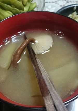ナラタケ（ナラタケモドキ）の味噌汁-レシピのメイン写真