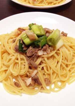 角煮とネギのパスタ-レシピのメイン写真