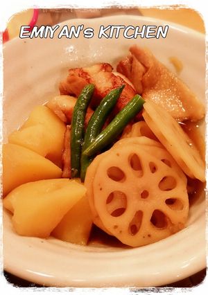 鶏肉とじゃがいもの煮物-レシピのメイン写真