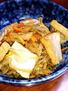 切り干し大根と厚揚げの生姜煮-レシピのメイン写真