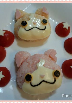 キャラ弁♬妖怪ウォッチ2色 ジバニャン -レシピのメイン写真