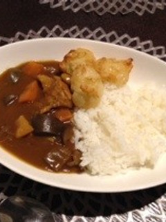 ☆北海道堪能♪玉ねぎのちぎり揚げカレー☆-レシピのメイン写真