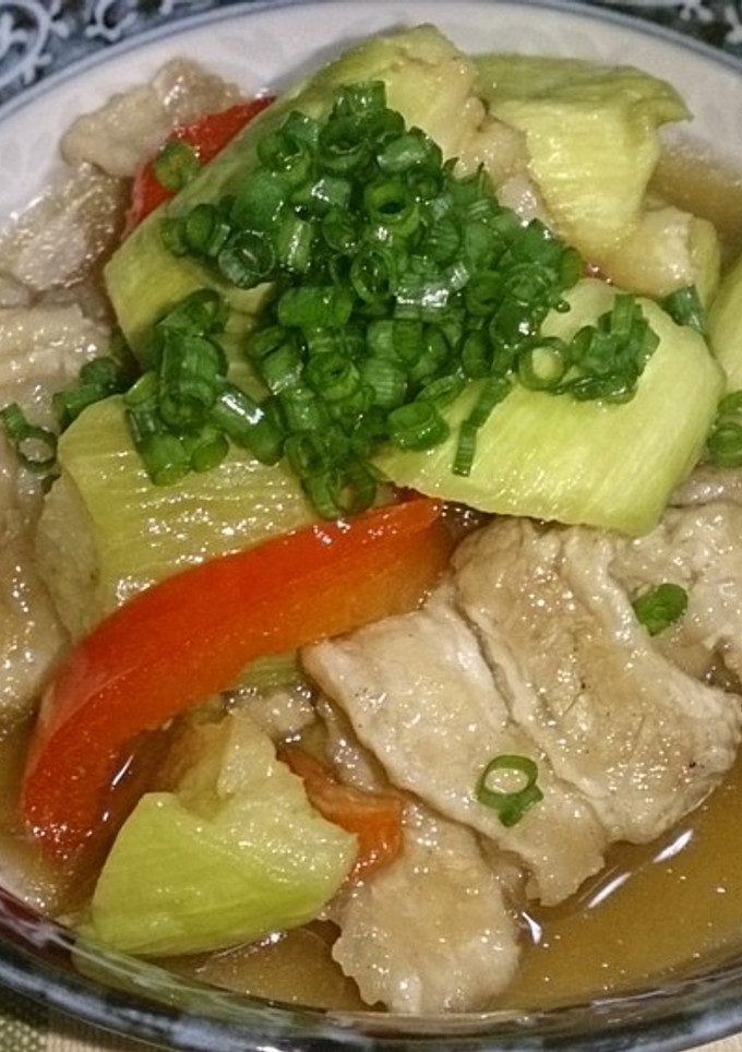 茄子と豚バラ肉の揚げ浸し-レシピのメイン写真