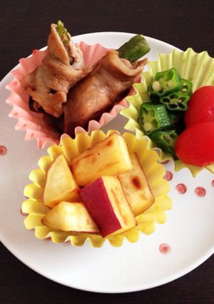 お弁当に。さつまいもで甘いおかず-レシピのメイン写真