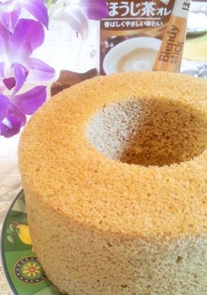 15cmほうじ茶ラテシフォンケーキ-レシピのメイン写真