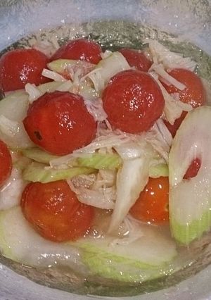 セロリとプチトマトのマリネサラダ-レシピのメイン写真