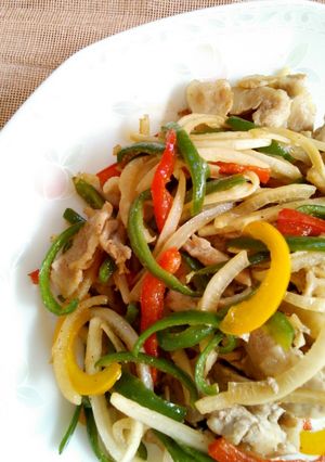 大根の皮で手軽にお安く☆青椒肉絲-レシピのメイン写真