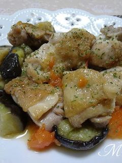 鶏肉とナスとトマト煮-レシピのメイン写真