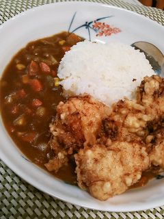 野菜たっぷり鶏天カレー-レシピのメイン写真