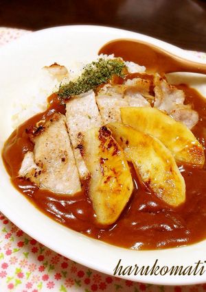 りんご&ポークのバターソテーカレー-レシピのメイン写真