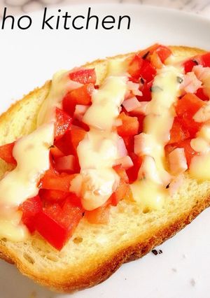 フレッシュトマトの♪チーズトースト-レシピのメイン写真