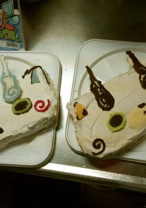 バースデーケーキ　コマさん&コマじろう-レシピのメイン写真