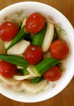 かまぼこと夏野菜の簡単サラダ-レシピのメイン写真