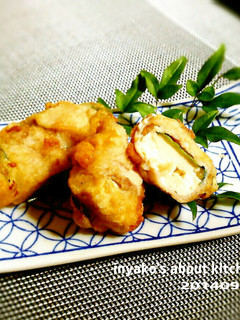 ⊗豆腐の豚巻き天ぷら⊗-レシピのメイン写真