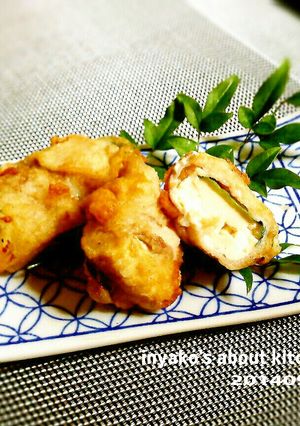 ⊗豆腐の豚巻き天ぷら⊗-レシピのメイン写真
